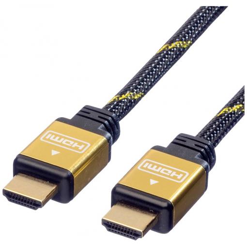 Roline HDMI kabel Zástrčka HDMI-A, Zástrčka HDMI-A 1.50 m vícebarevná 11.04.5500 standardní HDMI HDMI kabel