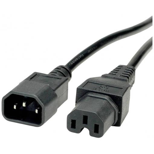 Value 19.99.1120 napájecí kabel černá 0.50 m
