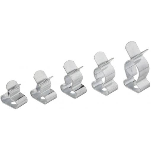 Hebotec HSK 3-6 stínicí svorky s pružinou Průměr svorky (max.) 6 mm pružinová ocel 25 ks