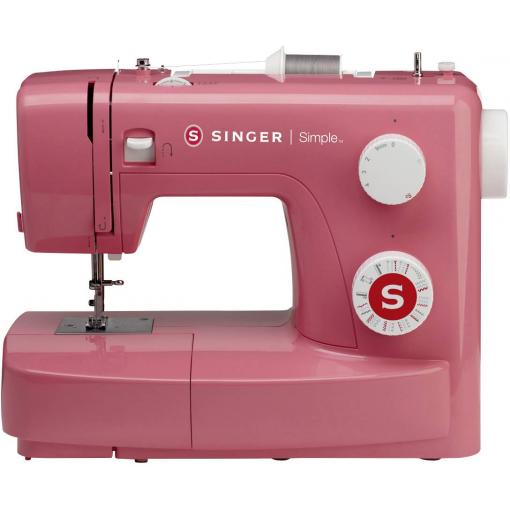 Singer šicí stroj Simple 3223 s přísuvným stolem červená