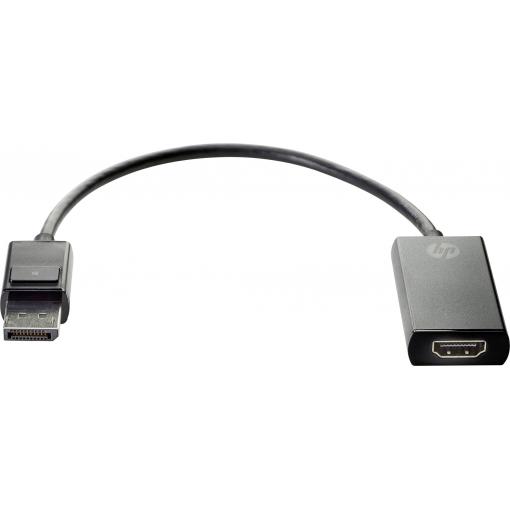 HP 2JA63AA adaptér [1x zástrčka DisplayPort - 1x HDMI zásuvka] černá 4K UHD