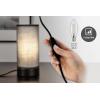 Paulmann Pia 77059 stolní lampa E14 černá (matná)