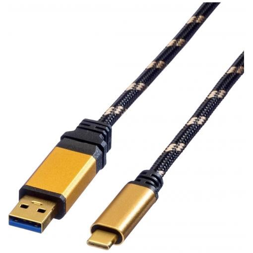 Roline USB kabel USB 3.2 Gen1 USB-A zástrčka, USB-C ® zástrčka 1.00 m vícebarevná stíněný 11.02.9013