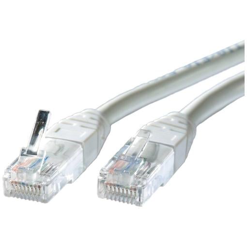 Roline 21.15.0502 RJ45 síťové kabely, propojovací kabely CAT 5e U/UTP 2.00 m šedá nestíněný 1 ks
