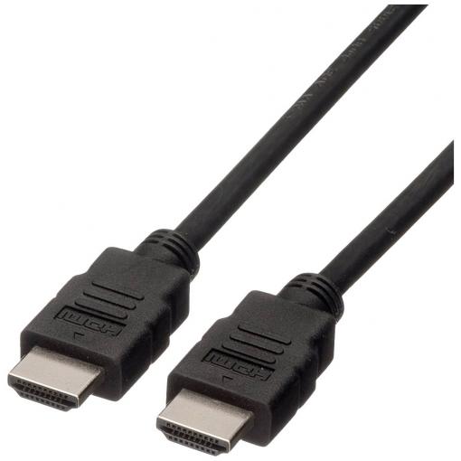 Roline HDMI kabel Zástrčka HDMI-A, Zástrčka HDMI-A 7.50 m černá 11.04.5736 standardní HDMI HDMI kabel