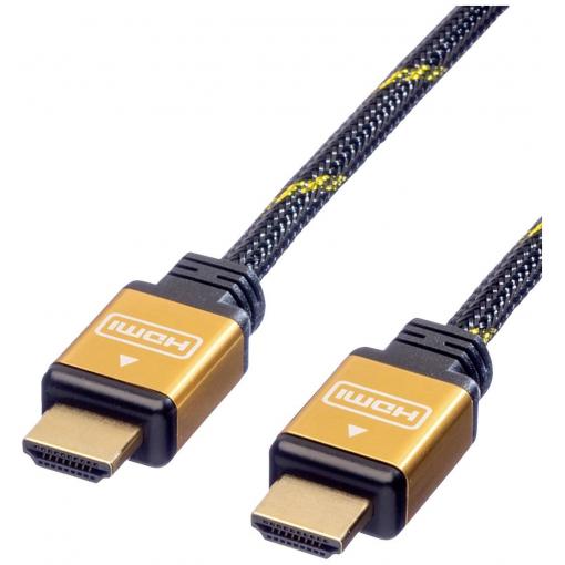 Roline HDMI kabel Zástrčka HDMI-A, Zástrčka HDMI-A 15.00 m vícebarevná 11.04.5560 stíněný HDMI kabel