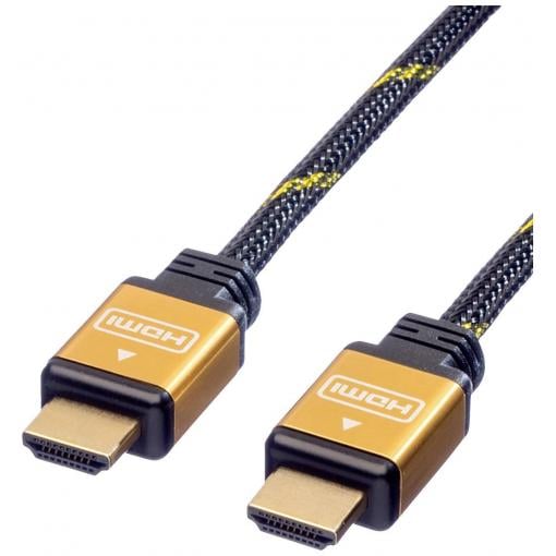 Roline HDMI kabel Zástrčka HDMI-A, Zástrčka HDMI-A 5.00 m vícebarevná 11.04.5565 stíněný HDMI kabel