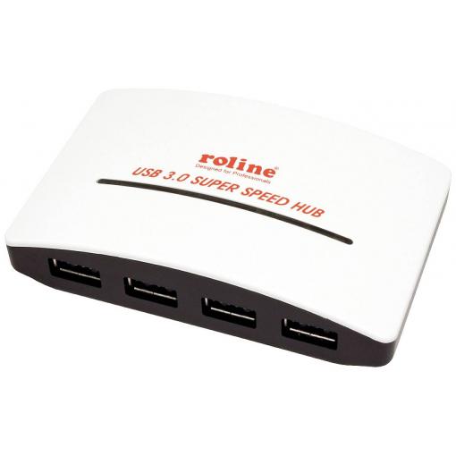 Roline 14.02.5027 USB Hub 4 porty USB-A USB 3.2 Gen1 5 GBit/s vícebarevná