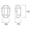Deko Light Syrma Oval Weiß 401011 venkovní stropní osvětlení, venkovní nástěnné osvětlení bílá