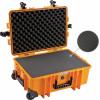 B & W International outdoor.cases Typ 6700 outdoorový kufřík, 42.8 l, (š x v x h) 610 x 430 x 265 mm, stříbrná, šedá, 6700/O/SI