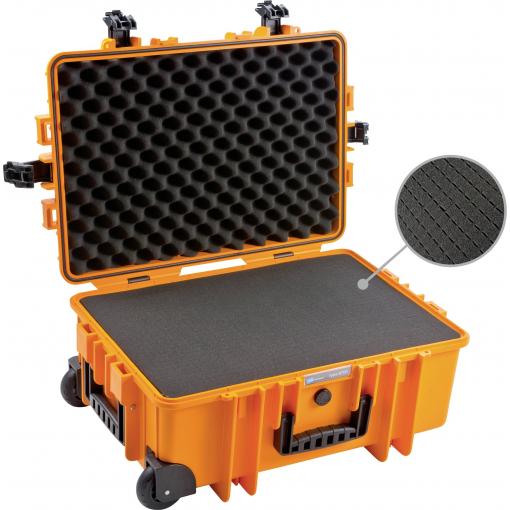 B & W International outdoor.cases Typ 6700 outdoorový kufřík, 42.8 l, (š x v x h) 610 x 430 x 265 mm, stříbrná, šedá, 6700/O/SI