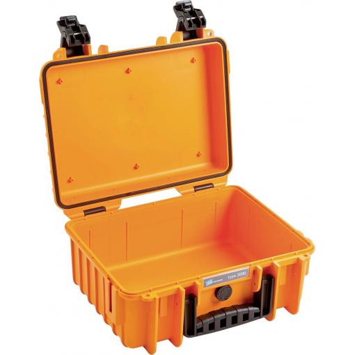 B & W International outdoor.cases Typ 3000 outdoorový kufřík, 11.7 l, (š x v x h) 365 x 150 x 235 mm, oranžová, 3000/O