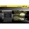 NiteCore Multi Task MT1A LED mini kapesní svítilna na baterii 180 lm 60 h 55 g