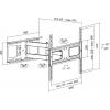 LogiLink BP0028 TV držák na zeď 94,0 cm (37) - 177,8 cm (70) naklápěcí, nakláněcí