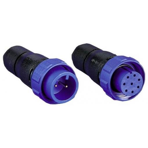 Bulgin PX0410/02S/4550 kulatý konektor DIN, 1 ks