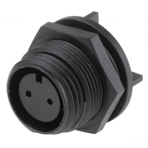Bulgin PX0413/02S/PC kulatý konektor DIN, 1 ks