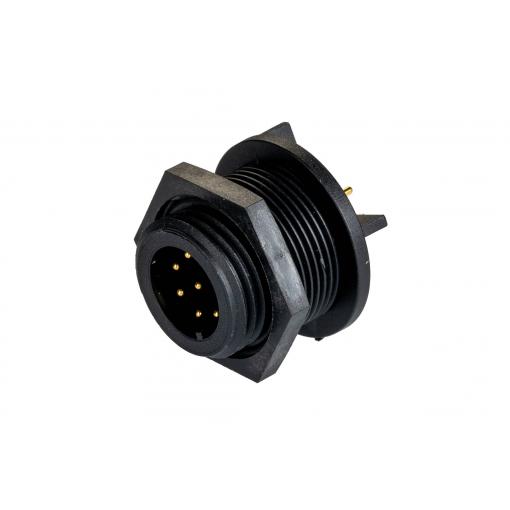 Bulgin PX0413/08P/PC kulatý konektor DIN, 1 ks