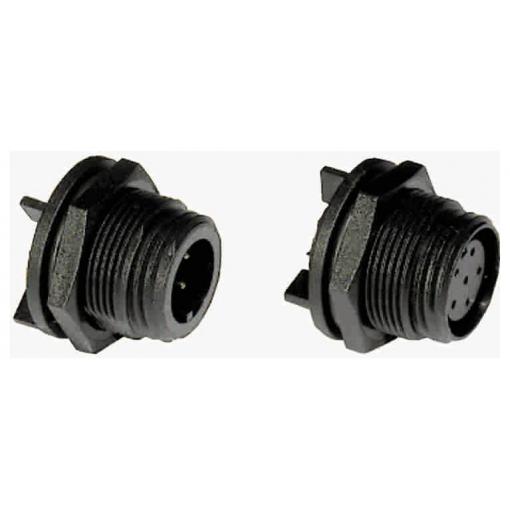 Bulgin PX0413/12S kulatý konektor DIN, 1 ks