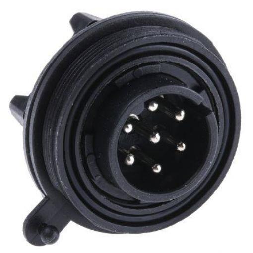Bulgin PX0744/P kulatý konektor DIN, 1 ks