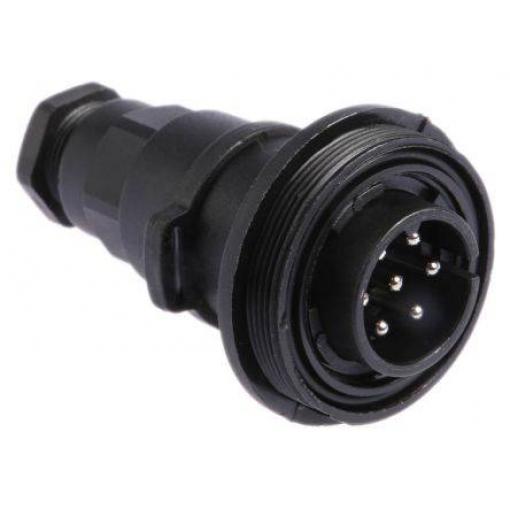 Bulgin PX0746/P kulatý konektor DIN, 1 ks