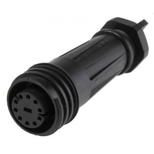 Bulgin PXA921/10/S kulatý konektor DIN, 1 ks