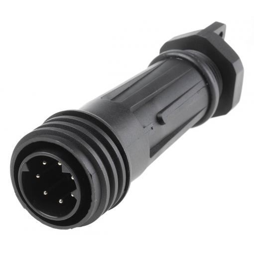 Bulgin PXA921/07/P kulatý konektor DIN, 1 ks