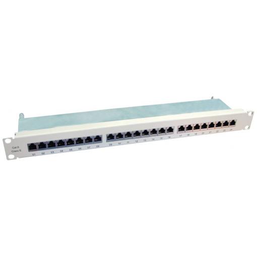 Value 24 portů síťový patch panel 483 mm (19) CAT 6 1 U šedá osazený