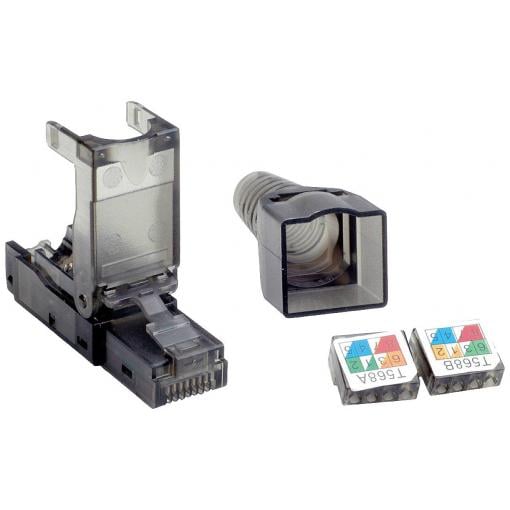 Value 26.99.0370, zástrčka RJ45, transparentní, 1 ks