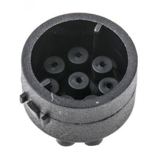 Bulgin 12734/1 kulatý konektor DIN, 1 ks
