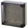 Fibox PCM 175/100 T skřínka na stěnu, instalační rozvodnice 180 x 180 x 100 polykarbonát šedobílá (RAL 7035) 1 ks