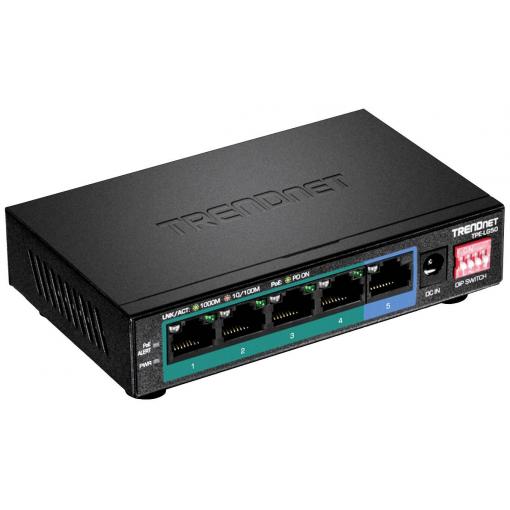 TrendNet TPE-LG50 TPE-LG50 síťový switch 10 / 100 / 1000 MBit/s funkce PoE