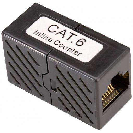 Roline spojka RJ45 RJ45 adaptér CAT 6 0 mm černá
