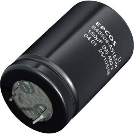 TDK B43504B9157M000 elektrolytický kondenzátor Snap In 150 µF 400 V 20 % (Ø x v) 30 mm x 30 mm 320 ks Tray
