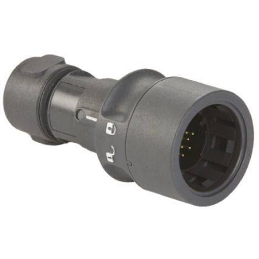 Bulgin PXP6010/22P/CR/0910 kulatý konektor DIN, 1 ks