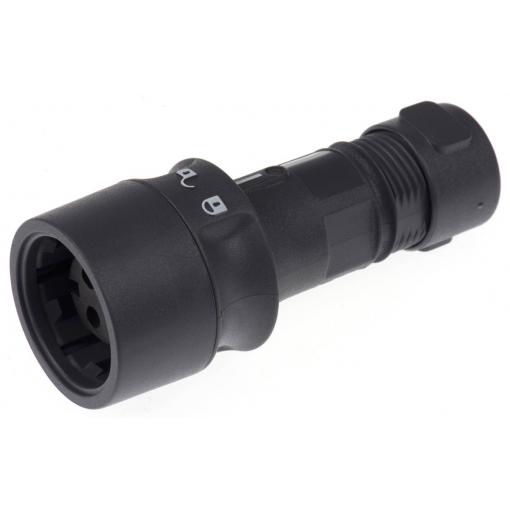 Bulgin PXP6010/03S/ST/0507 kulatý konektor DIN, 1 ks