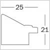 walther+ design EL030W vyměnitelný fotorámeček Formát papíru: 20 x 30 cm bílá