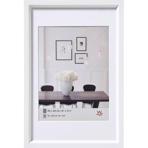 walther+ design ES030W vyměnitelný fotorámeček Formát papíru: 20 x 30 cm bílá