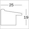 walther+ design EN030C vyměnitelný fotorámeček Formát papíru: 20 x 30 cm bílá, béžová