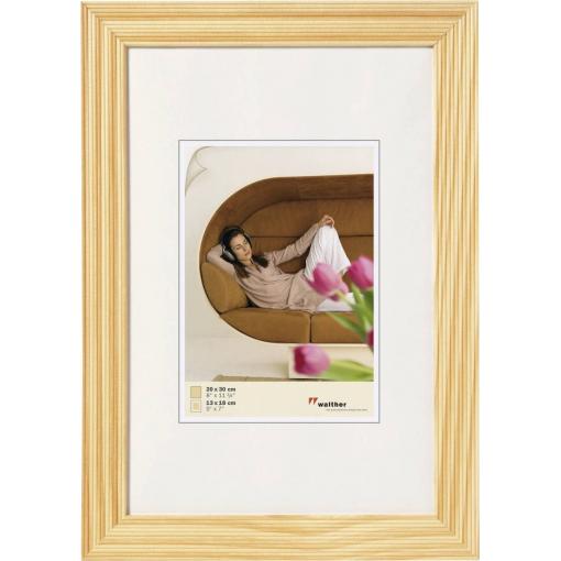 walther+ design HI030H vyměnitelný fotorámeček Formát papíru: 20 x 30 cm (š x v) 20 cm x 30 cm světle hnědá