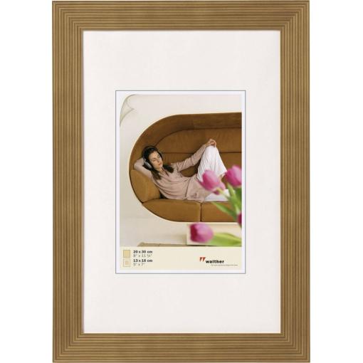 walther+ design HI030E vyměnitelný fotorámeček Formát papíru: 20 x 30 cm dub