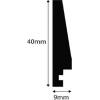 Nielsen Design 1132100 vyměnitelný fotorámeček Formát papíru: 13 x 18 cm (š x v) 9 mm x 40 mm bílá