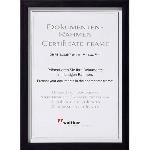 walther+ design JK-130-B vyměnitelný fotorámeček Formát papíru: 20 x 15 cm černá