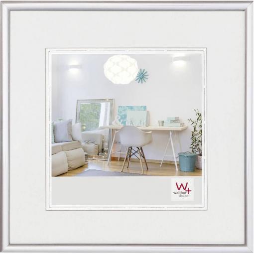 walther+ design KV330S vyměnitelný fotorámeček Formát papíru: 30 x 30 cm (š x v x h) 31 x 31 x 1.4 cm stříbrná