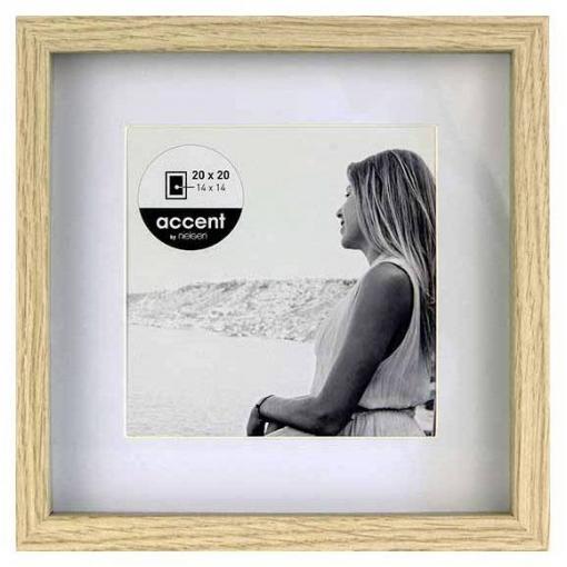 Nielsen Design 1115002 vyměnitelný fotorámeček Formát papíru: 20 x 20 cm (š x v) 20 cm x 20 cm dub