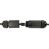 LogiLink CQ7093S RJ45 síťové kabely, propojovací kabely CAT 6A S/FTP 10.00 m černá stíněný, odolné proti UV záření, odolné proti oleji 1 ks