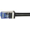 LogiLink CQ7093S RJ45 síťové kabely, propojovací kabely CAT 6A S/FTP 10.00 m černá stíněný, odolné proti UV záření, odolné proti oleji 1 ks