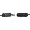 LogiLink CQ7133S RJ45 síťové kabely, propojovací kabely CAT 6A S/FTP 40.00 m černá stíněný, odolné proti UV záření, odolné proti oleji 1 ks
