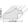 Hama 00175812 vyměnitelný fotorámeček Formát papíru: 20 x 28 cm (š x v x h) 33.6 x 43.6 x 1.3 cm stříbrná