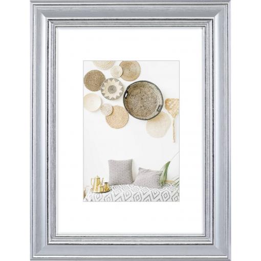 Hama 00175812 vyměnitelný fotorámeček Formát papíru: 20 x 28 cm (š x v x h) 33.6 x 43.6 x 1.3 cm stříbrná