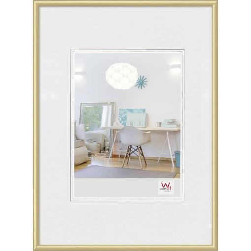 walther+ design KV318G vyměnitelný fotorámeček Formát papíru: 13 x 18 cm (š x v) 13 cm x 18 cm zlatá